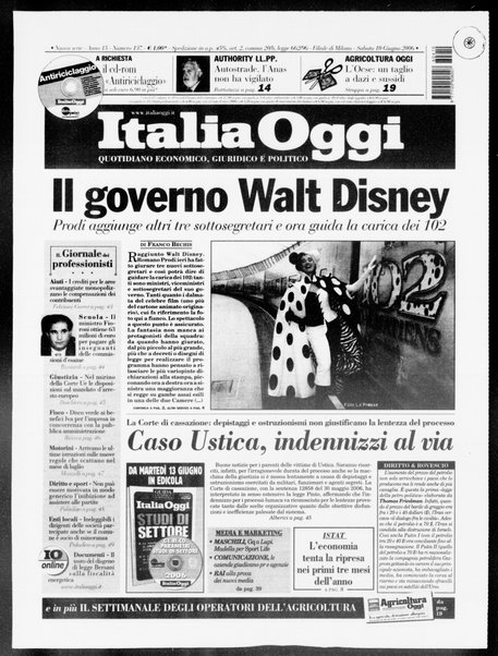 Italia oggi : quotidiano di economia finanza e politica